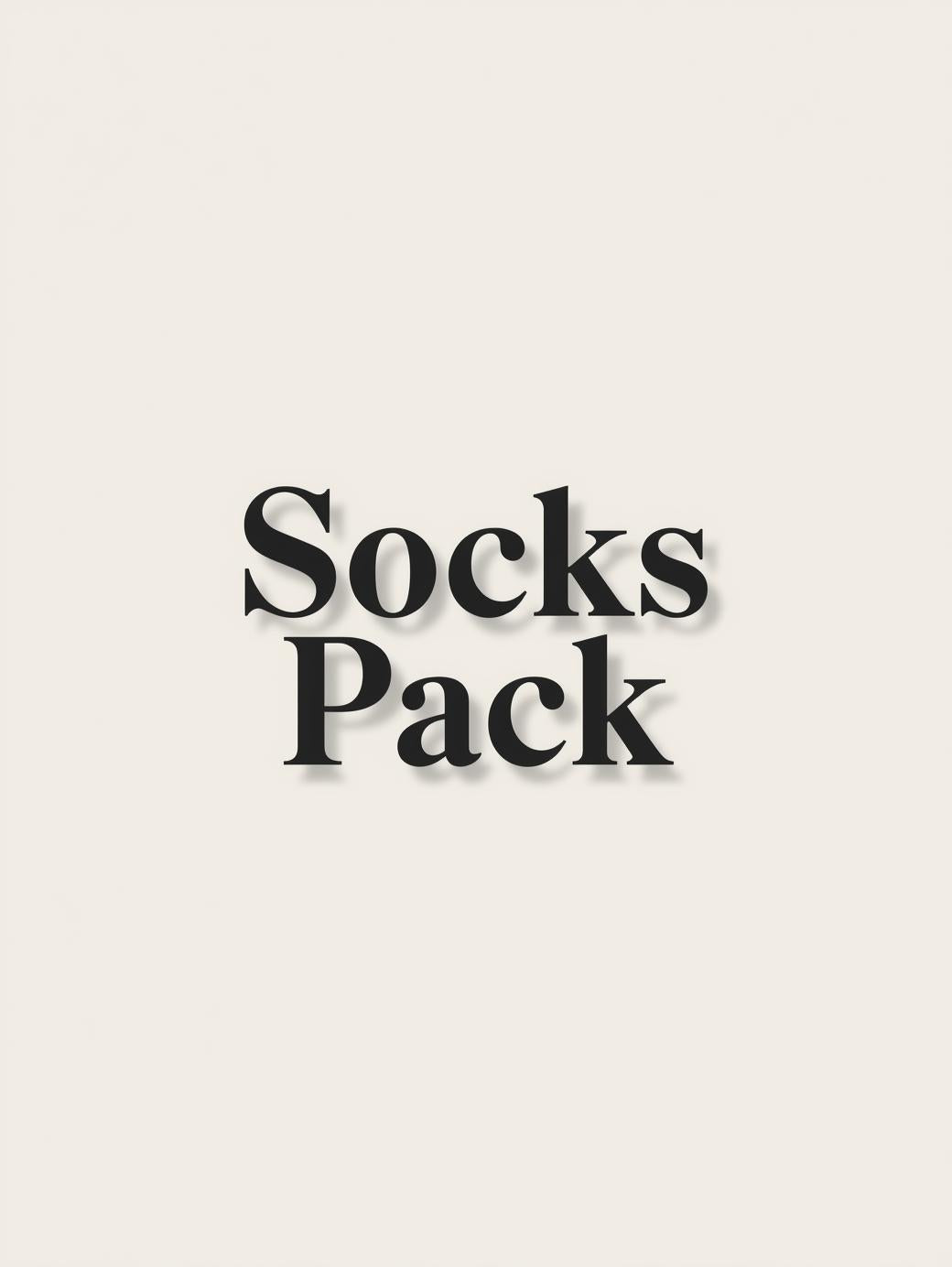 Socks Pack – 3 paia